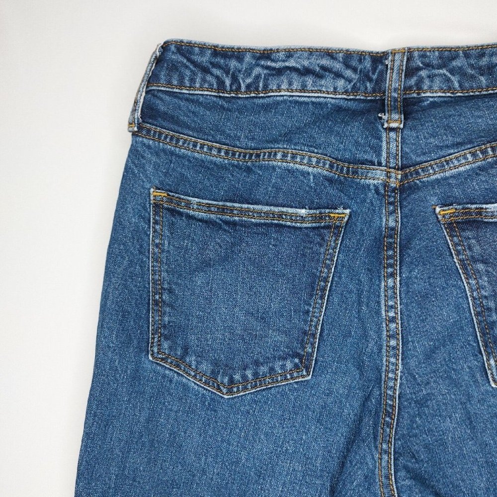 Universal Thread Womens Jeans 6/28R High Rise Slim Straight Distressed Denim - Picture 15 of 16